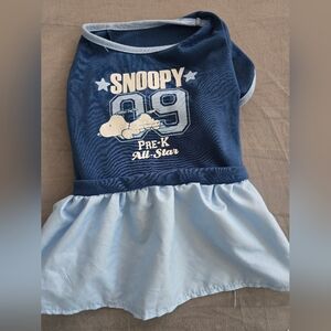 Peanuts Navy Blue Dog Dress